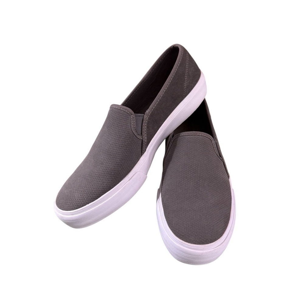 Keds Suede Gray Women's Slip-On Double Decker Dream Foam Shoes size 9